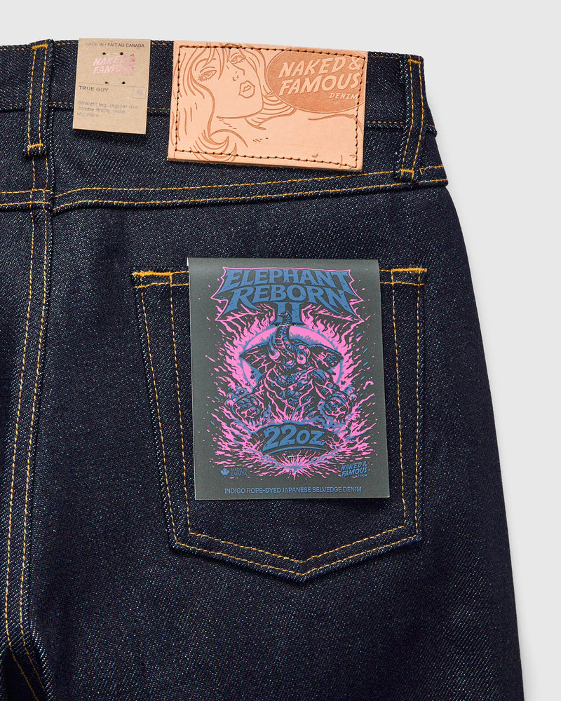 "Elephant 2 Reborn" 22oz Selvedge Denim - True Guy