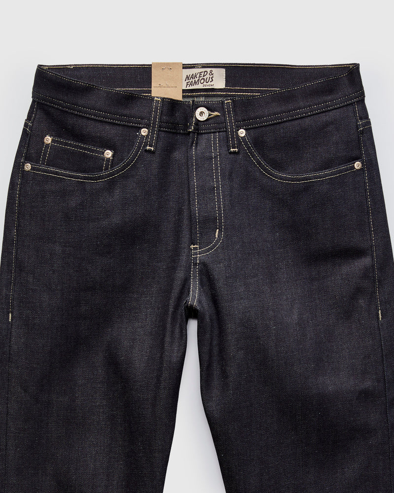 "FoxFibre® Green Weft" 13oz Selvedge Denim - Weird Guy Fit