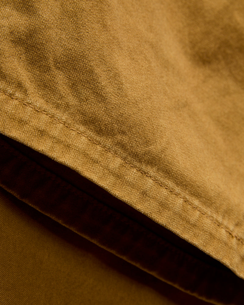 Double Knee Canvas Work Trousers in Brown
