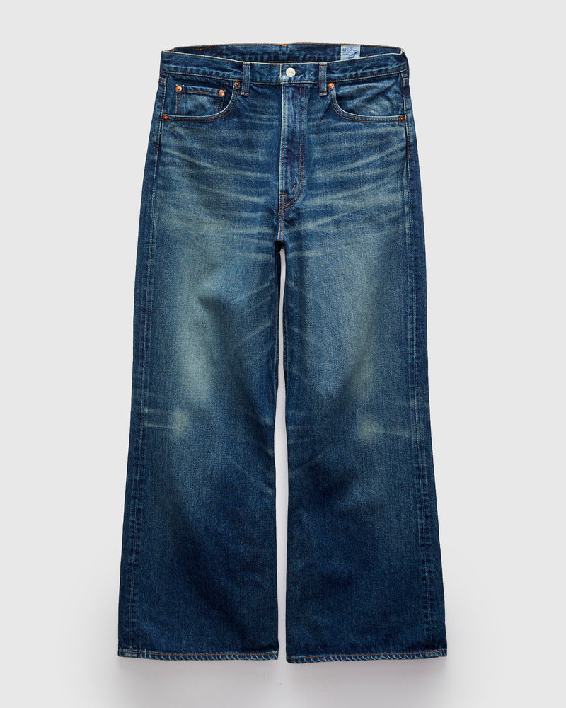 202 "Real Used Wash" 13.5oz Denim - Shoe Cut Wide Flare Fit