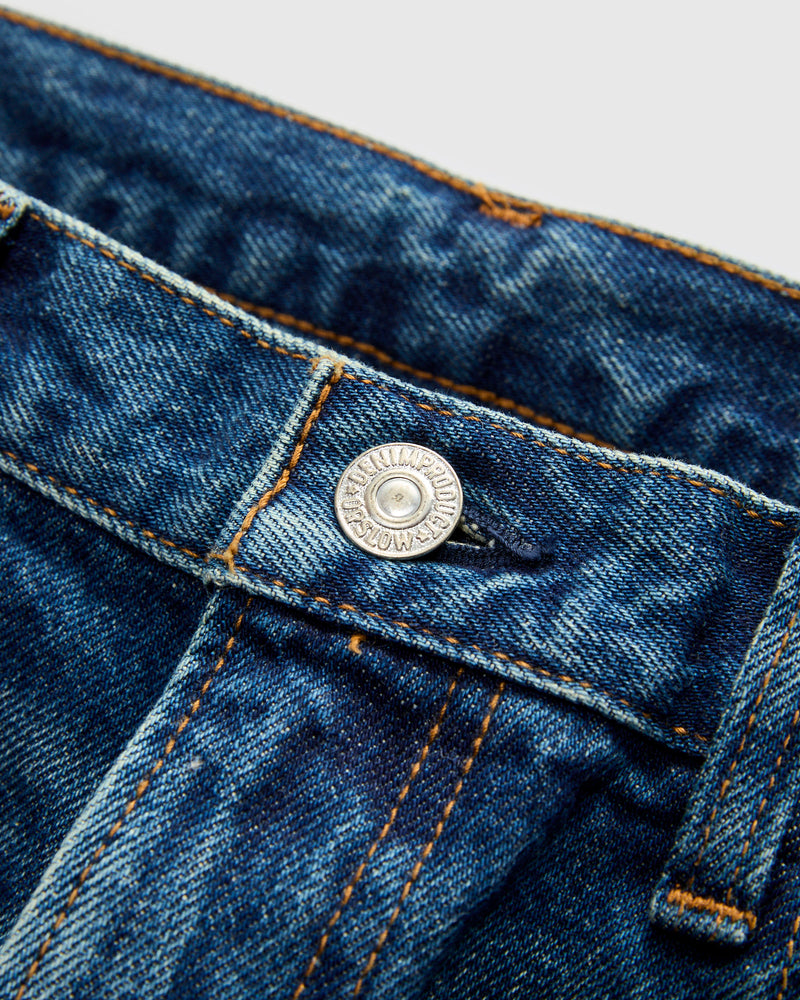 202 "Real Used Wash" 13.5oz Denim - Shoe Cut Wide Flare Fit
