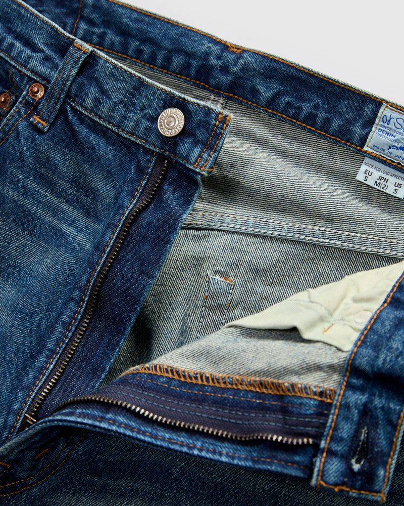 202 "Real Used Wash" 13.5oz Denim - Shoe Cut Wide Flare Fit
