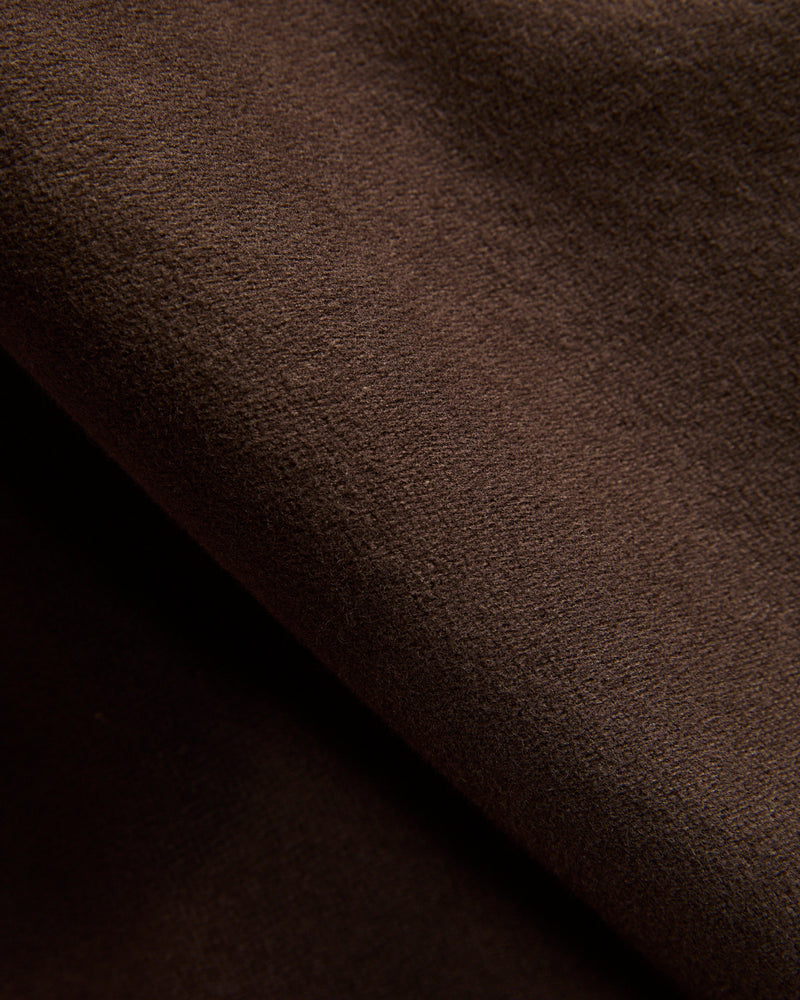 Wide Fit Brushed New Yorker Pants in Coffee Brown