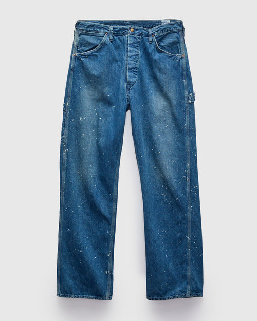 Wide Fit Denim Painter Pants in Used Wash
