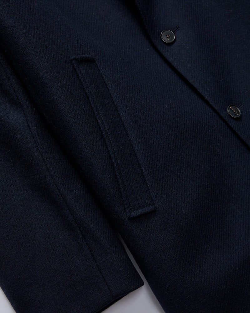 Overcoat in Navy