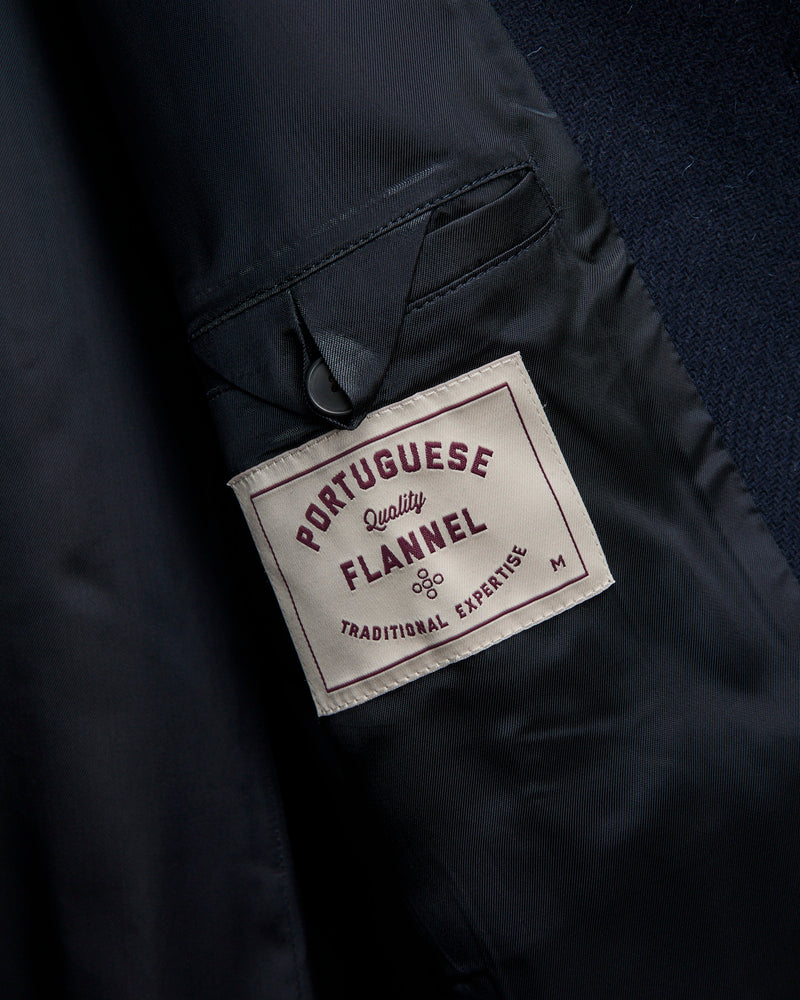 Overcoat in Navy