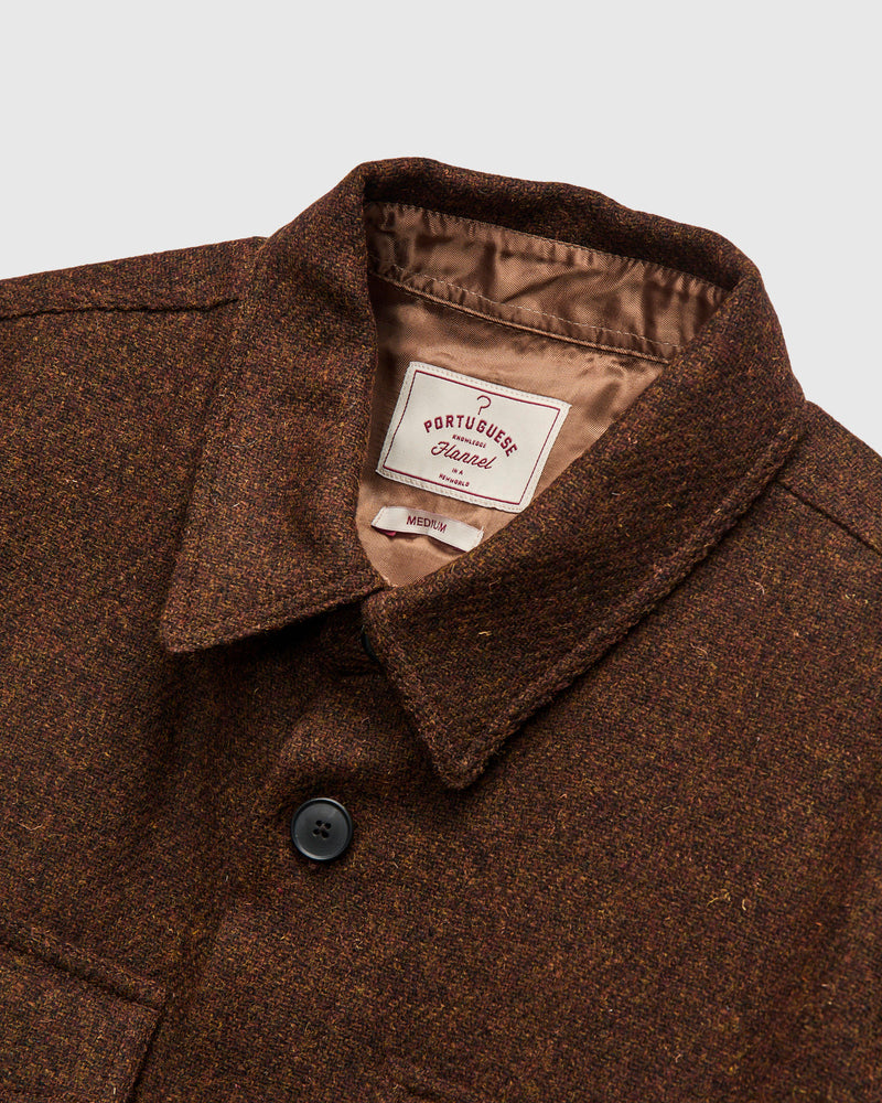 Wool Field Overshirt in Old Bronze