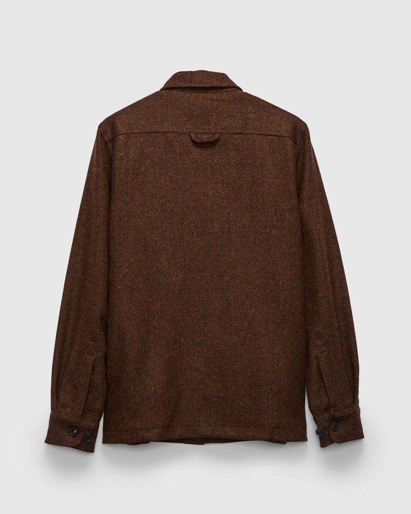 Wool Field Overshirt in Old Bronze