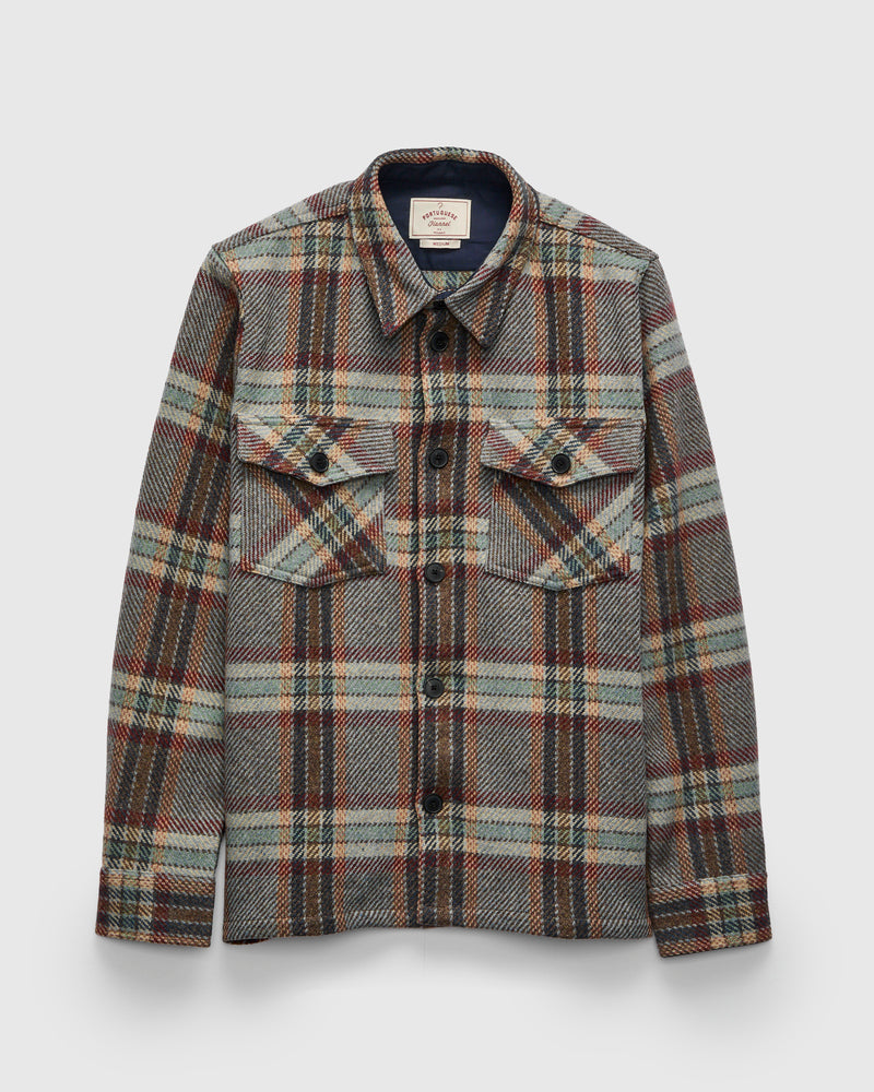 Wool Field Overshirt in Plaid