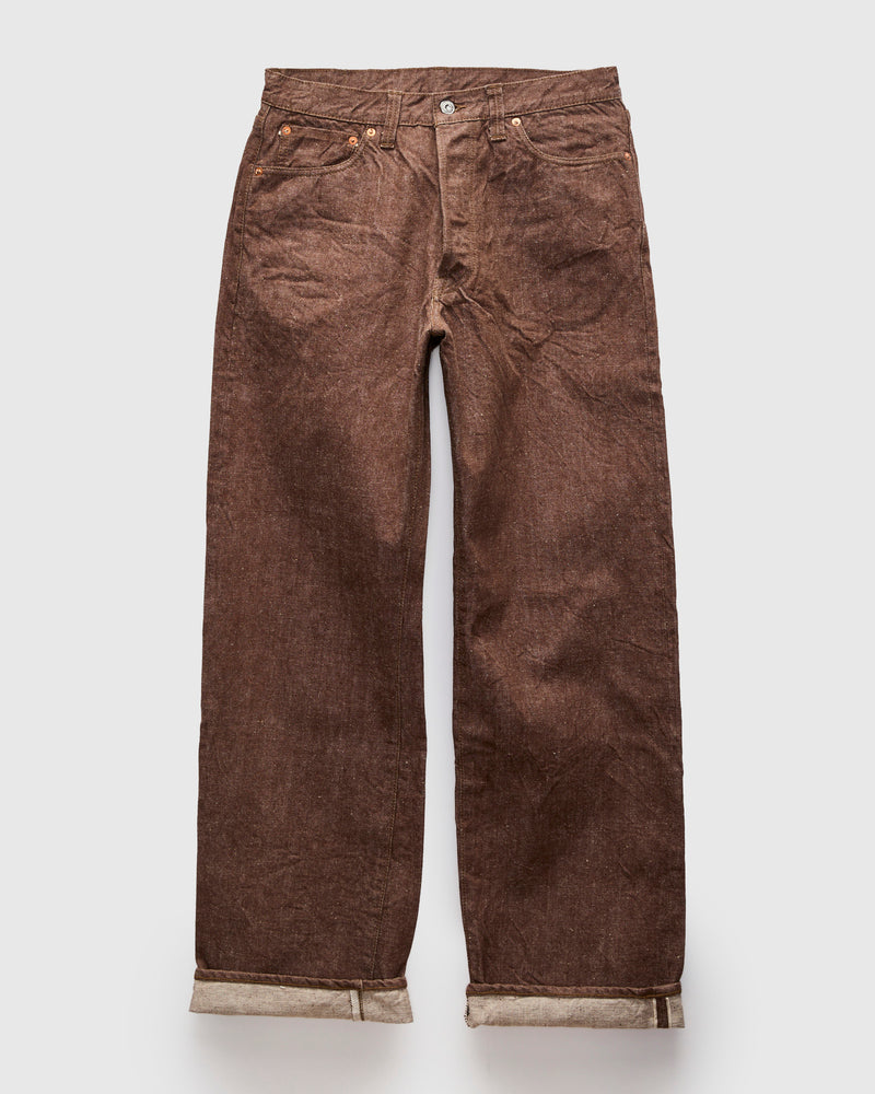 S310BRX "Kanoko" 15oz Brown Selvedge Denim - Super Wide Fit