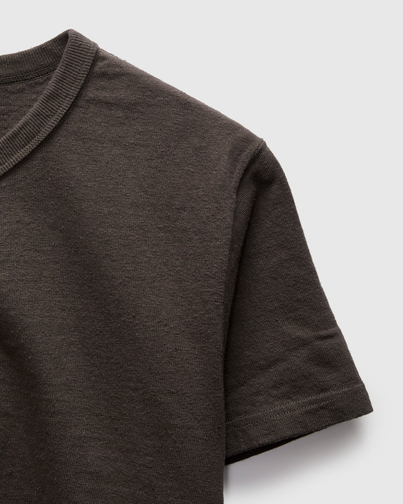 "Samurai Cotton Project" Henley Shirt in Kuromame