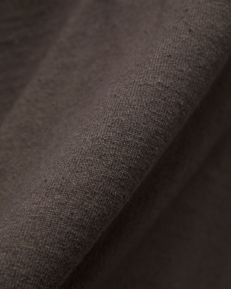 "Samurai Cotton Project" Henley Shirt in Kuromame