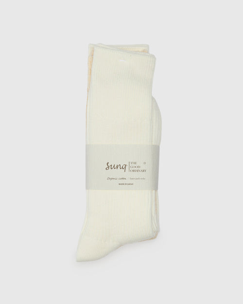 TGO Type-1 Sock Pack in Off White