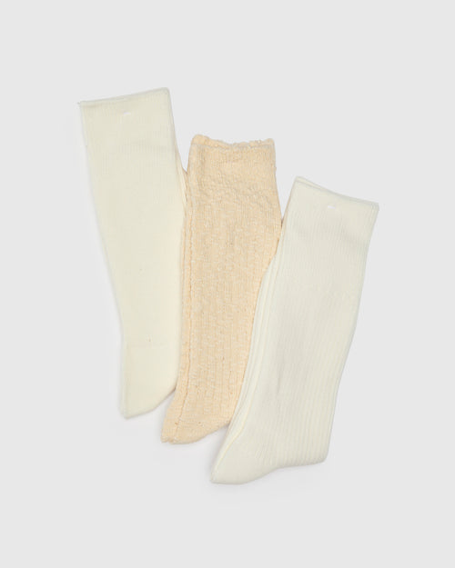 TGO Type-1 Sock Pack in Off White