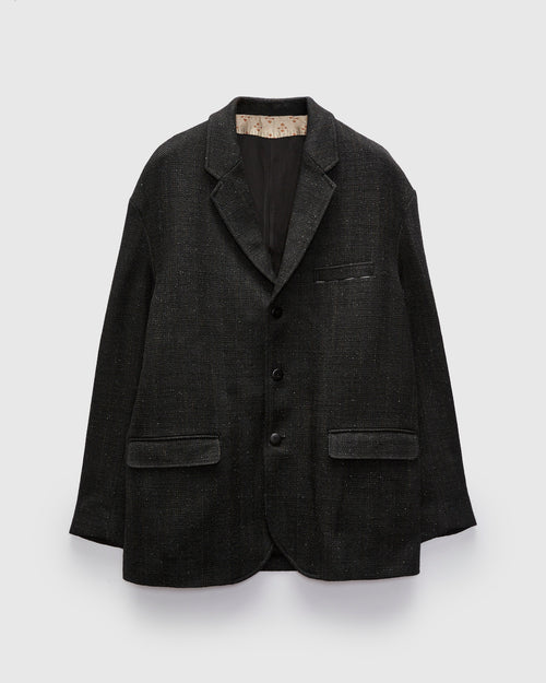 Burnstone Blazer in Black Tweed