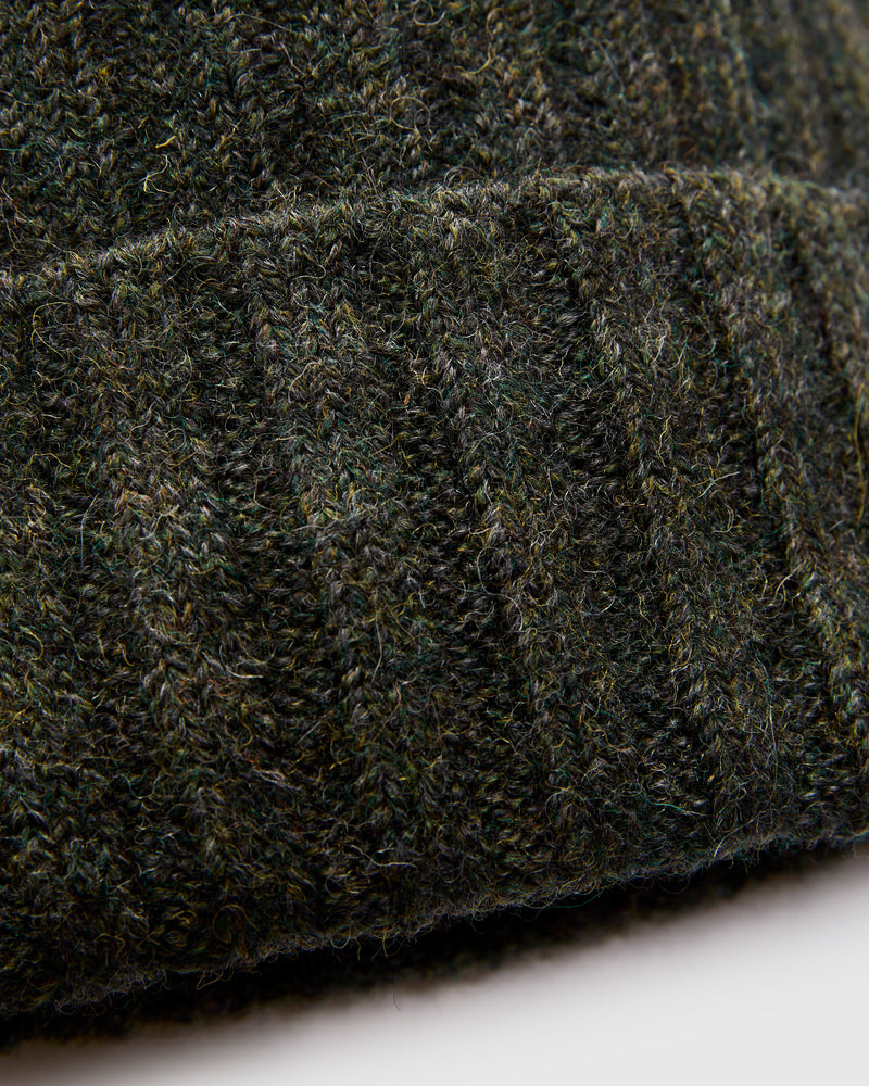 Wool Knit Cap in Charcoal