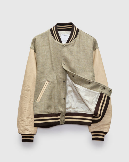 Varsity Jacket in Grey