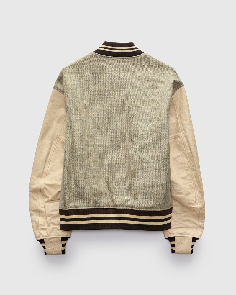 Varsity Jacket in Grey
