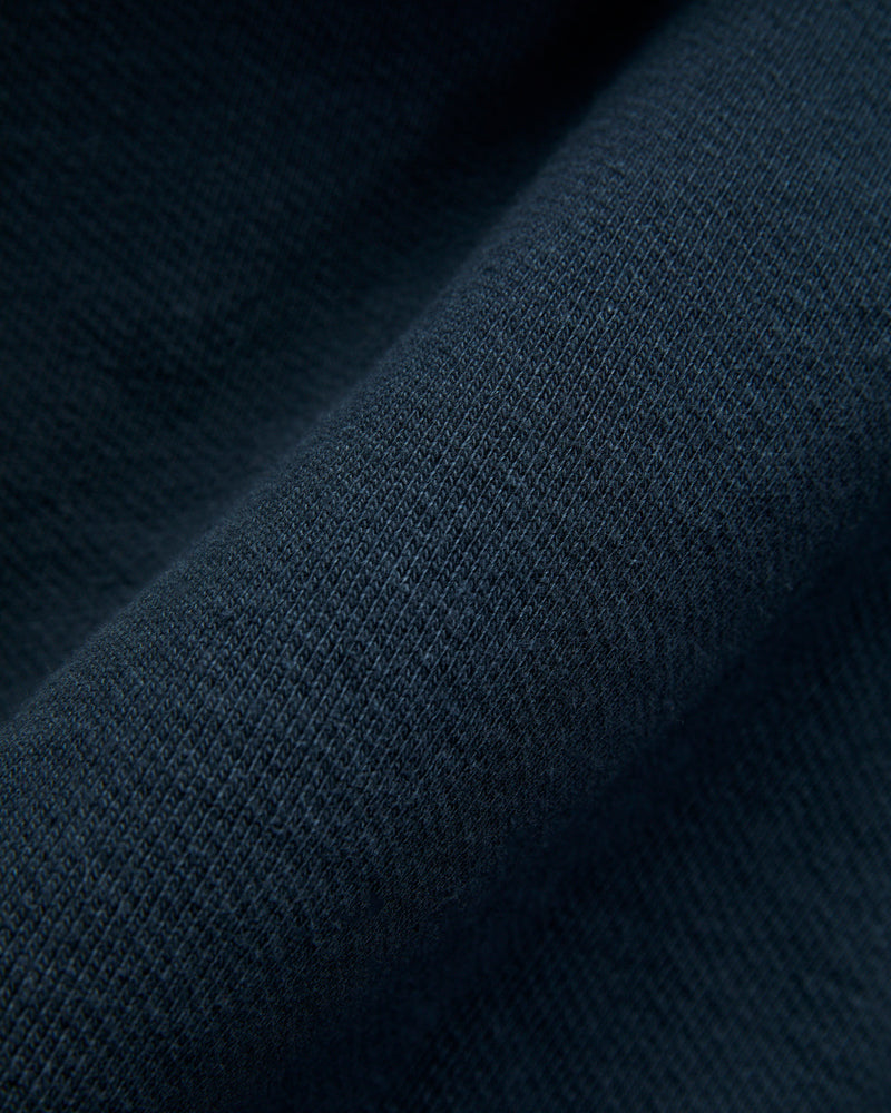 Double Heavyweight French Terry 25.8oz Zip Hoodie in Navy