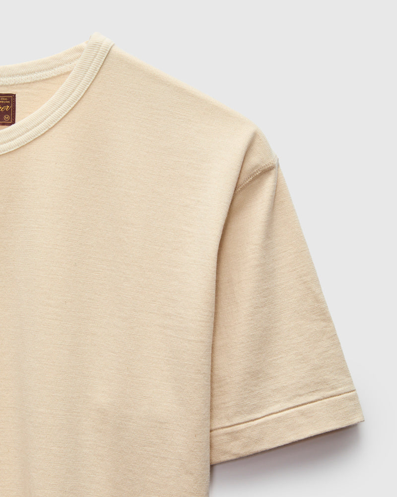 Ultimate Pima Tsuriami T-Shirt in Ecru