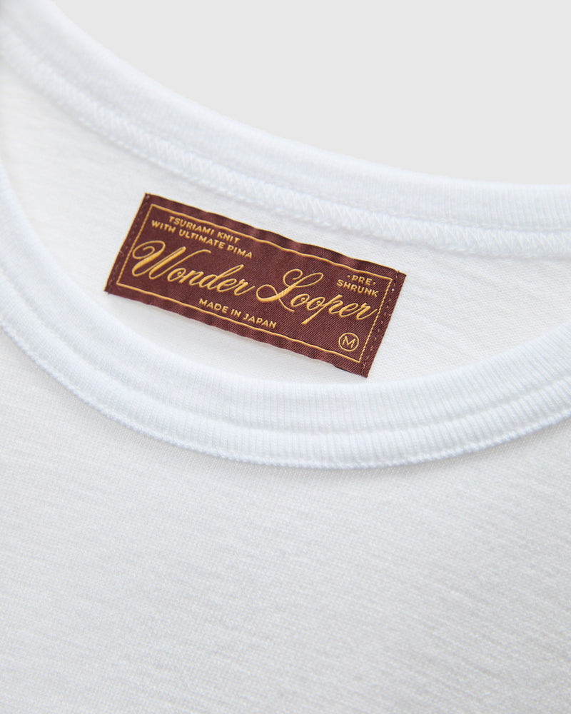 Ultimate Pima Tsuriami T-Shirt in White