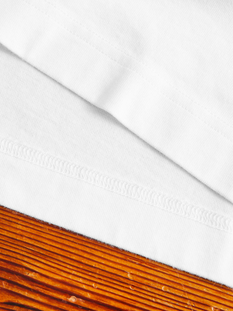 Midweight Jersey Long Sleeve T-Shirt in White