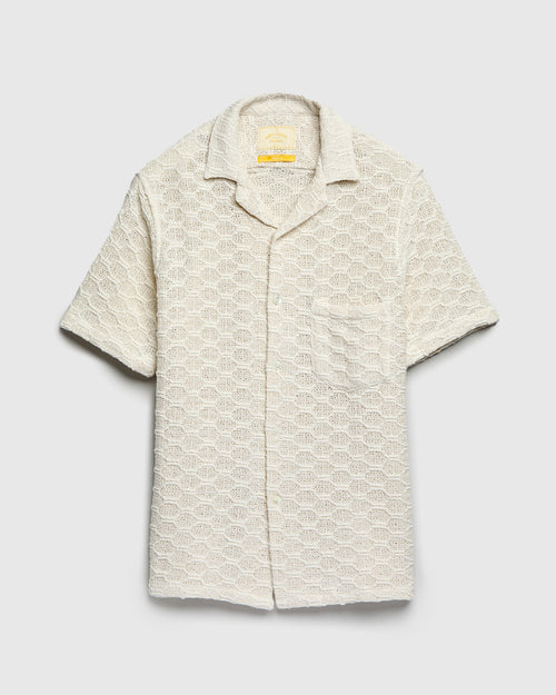 Net Shirt in Ecru