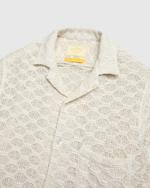 Net Shirt in Ecru