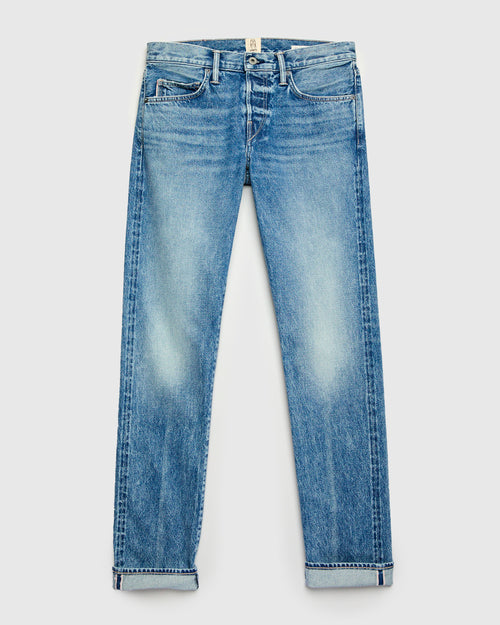 "Lou" 12.5oz Washed Natural Slub Selvedge Denim - Pen Slim