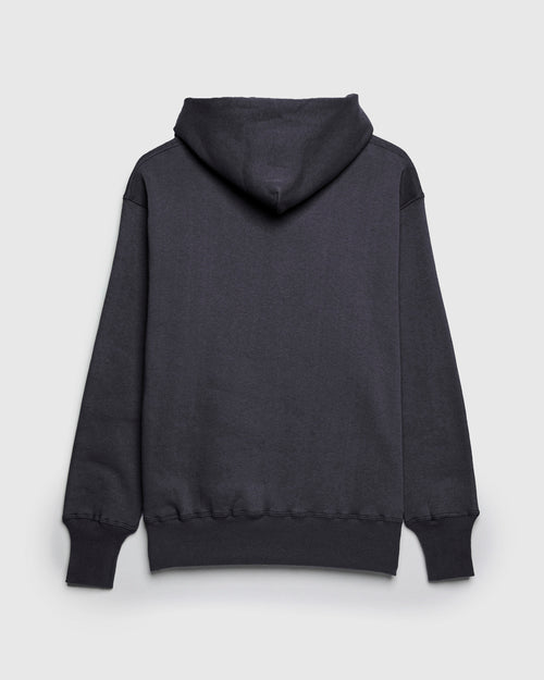 450 Loopwheel Hoodie in Ink Black