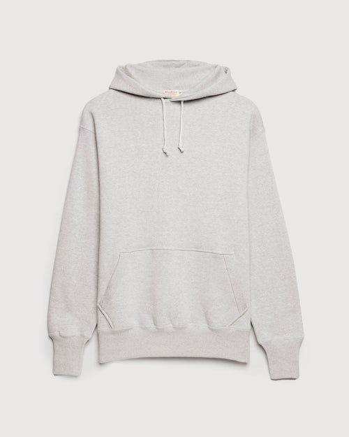 450 Loopwheel Hoodie in Heather Grey