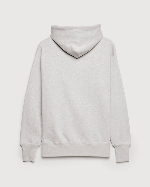 450 Loopwheel Hoodie in Heather Grey