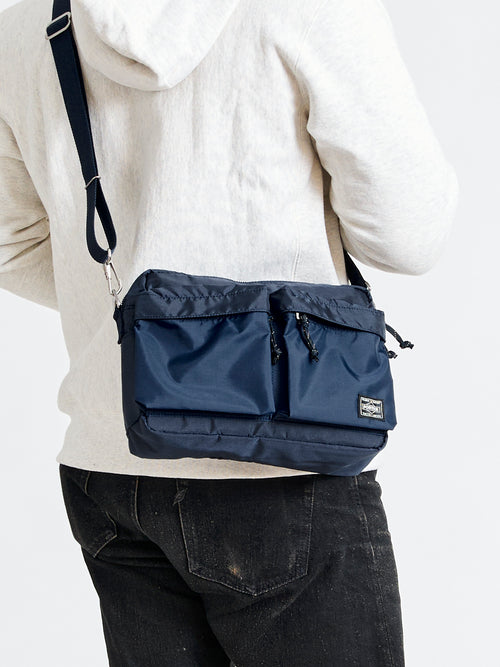 5457 "Force" Shoulder Bag in Navy