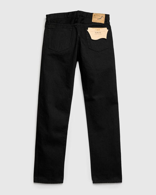 107 13.5oz Black Denim - Ivy Fit
