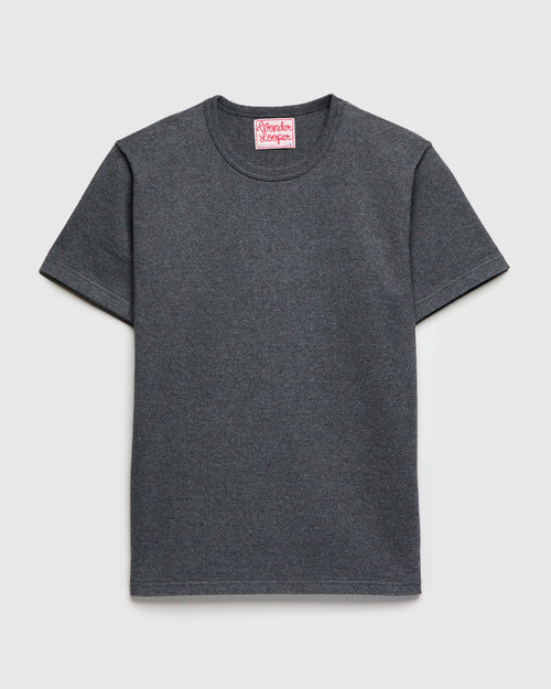 Double Heavyweight 12.1oz T-Shirt in Charcoal