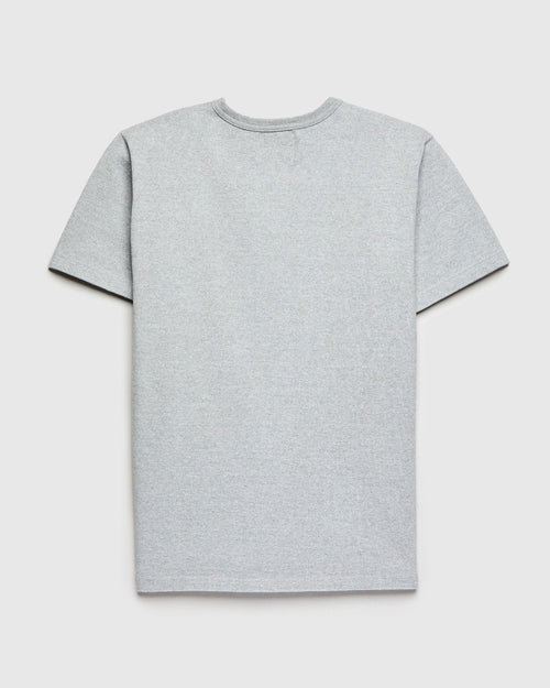 Double Heavyweight 12.1oz T-Shirt in Heather Grey