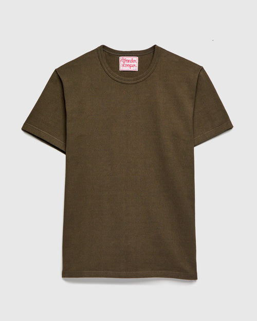 Double Heavyweight 12.1oz T-Shirt in Khaki