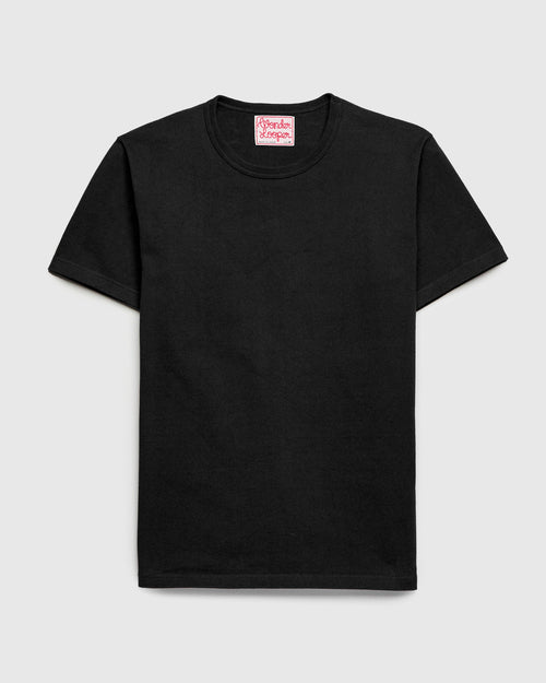 Double Heavyweight 12.1oz T-Shirt in Black