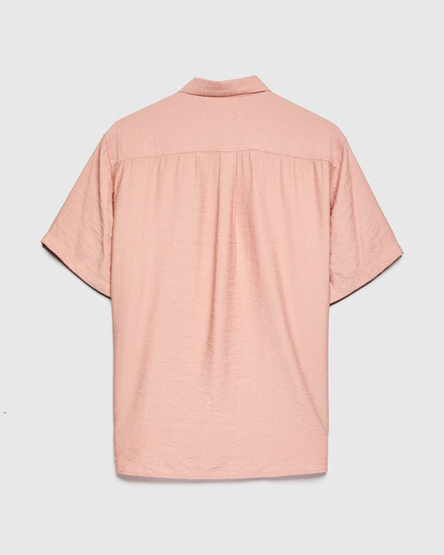 Linen Aberlady Shirt in Dusty Pink
