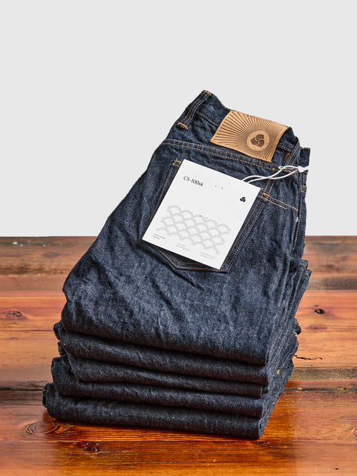 CS-100xk "Kibata" 14oz One Wash Selvedge Denim - Classic Straight Fit