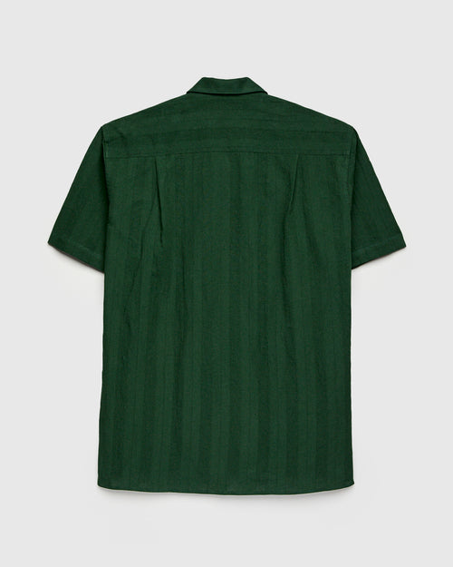 Striped Camp Shirt in Green