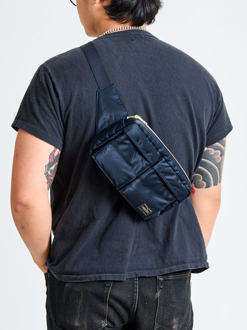 "Tanker" Waist Bag in Iron Blue