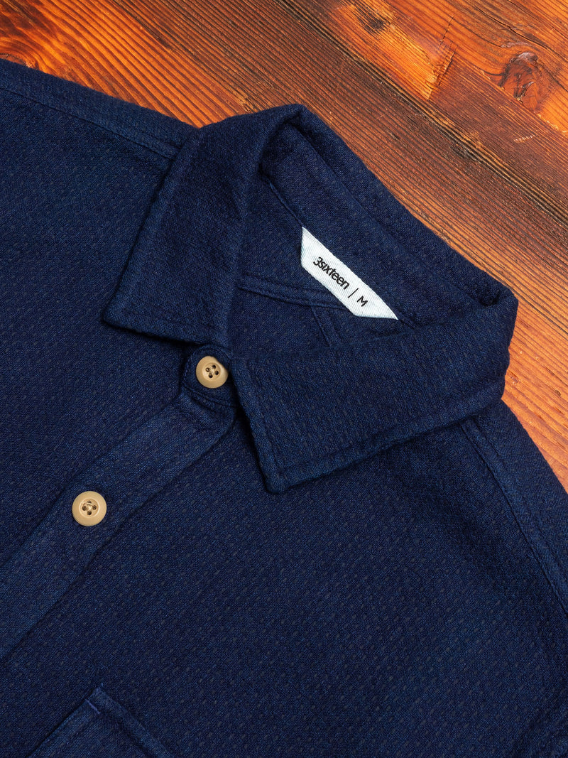 CPO Shirt in Indigo Sashiko