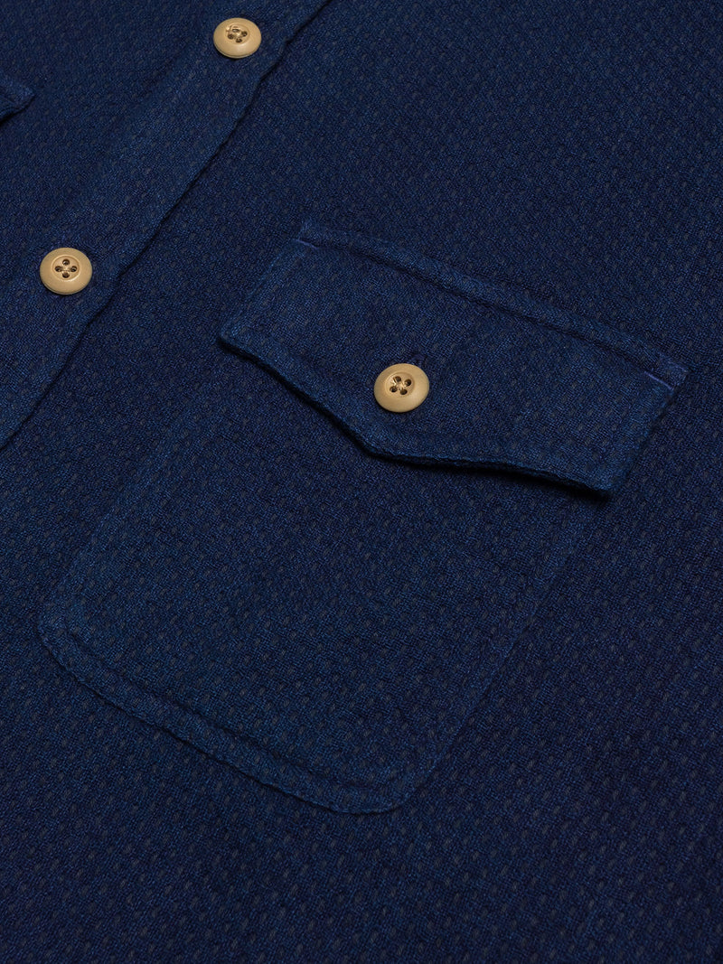 CPO Shirt in Indigo Sashiko
