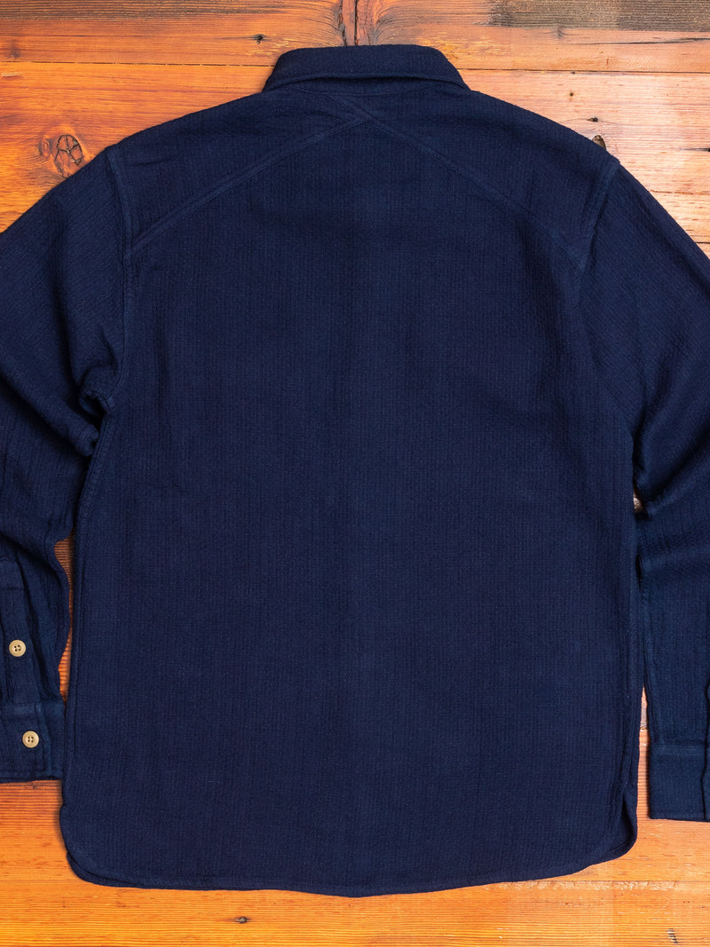 CPO Shirt in Indigo Sashiko