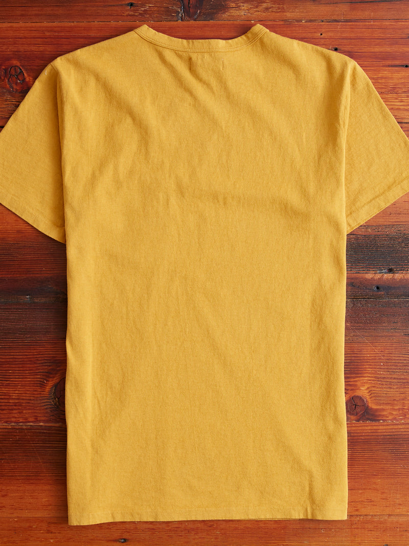 9oz Pocket T-Shirt in Mustard