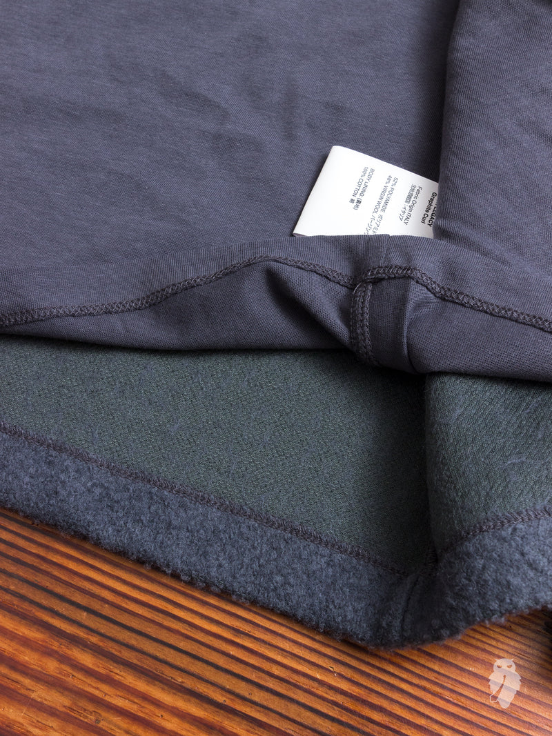 Raw Edge Blouson in Graphite
