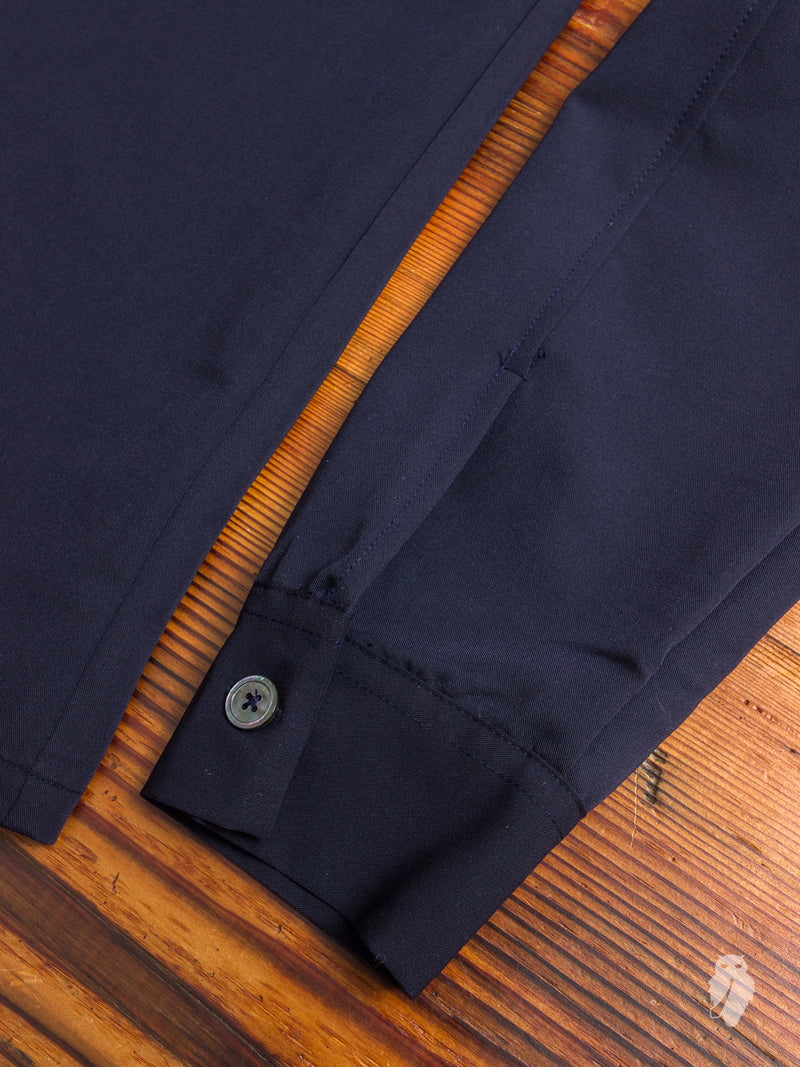 Tech Blouson in Navy Nylon