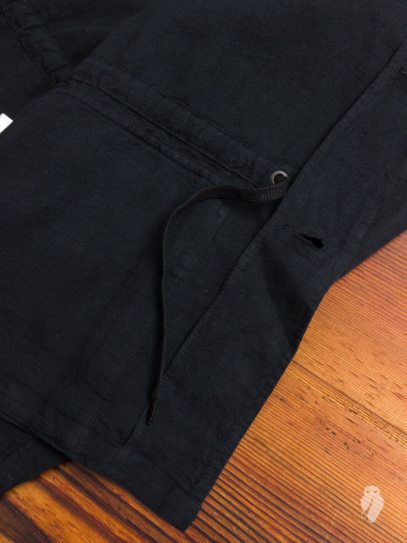Puff Pocket Shirt in Black