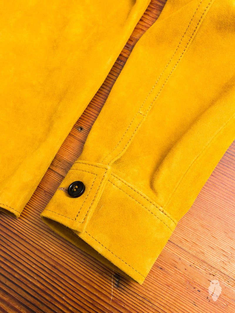 Suede Zip Shirt in Lion